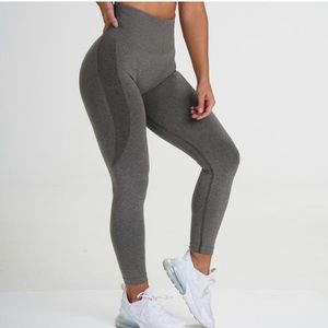 NVGTN khaki green seamless contour leggings